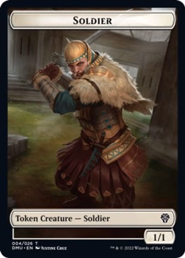 Soldier // Wurm Double-Sided Token - T (4 // 19)
