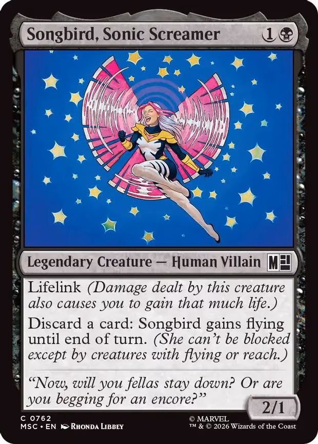 Songbird, Sonic Screamer - C (762)