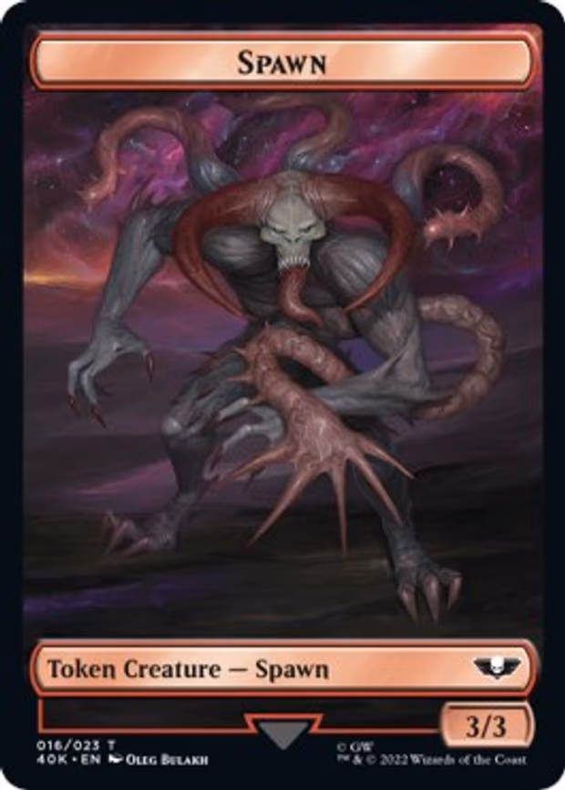 Spawn // Astartes Warrior (012) Double-Sided Token