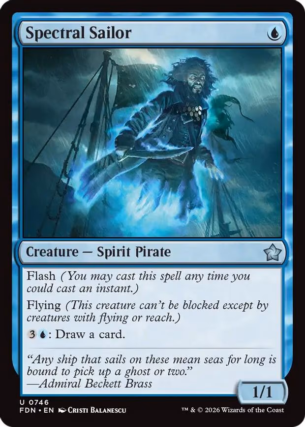 Spectral Sailor - U (746)