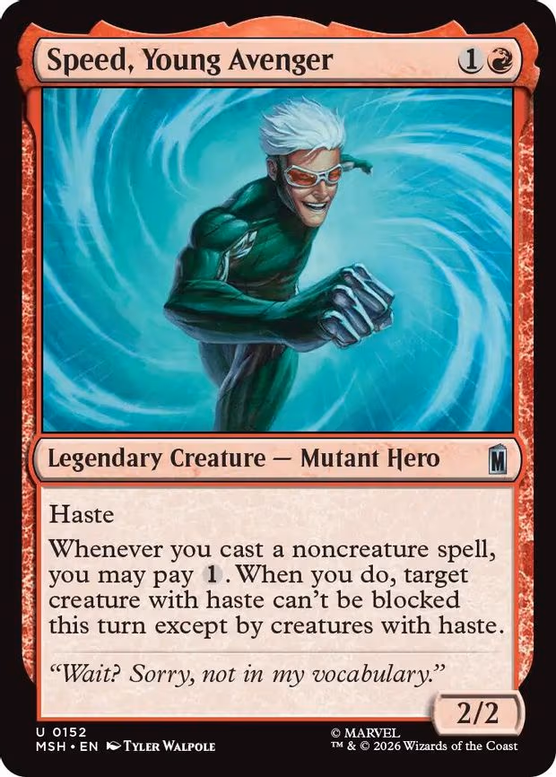 Speed, Young Avenger - U (152)