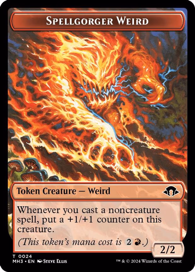 Spellgorger Weird // Energy Reserve Double-Sided Token
