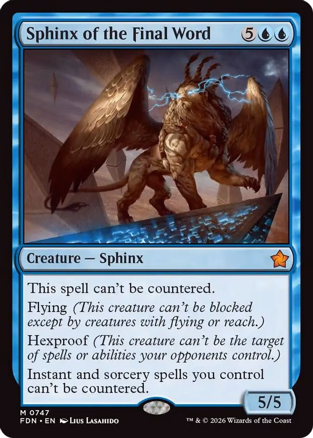 Sphinx of the Final Word - M (747)