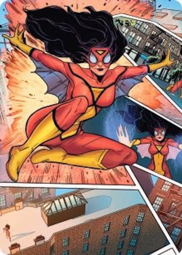 Spider-Woman, Stunning Savior Art Card