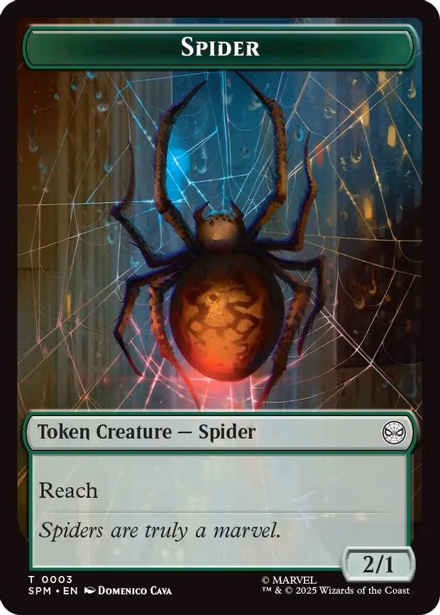 Spider // Food Double-Sided Token - T (3 // 5)