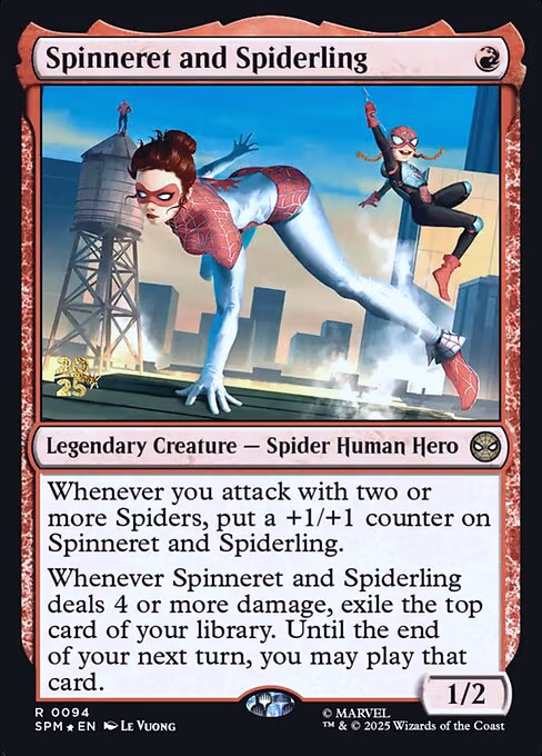 Spinneret and Spiderling