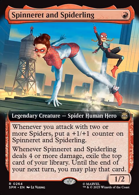 Spinneret and Spiderling