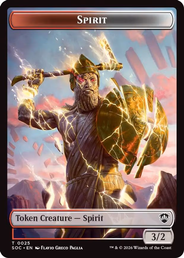 Spirit (0025) // Rogue Double-Sided Token - T (25 // 10)