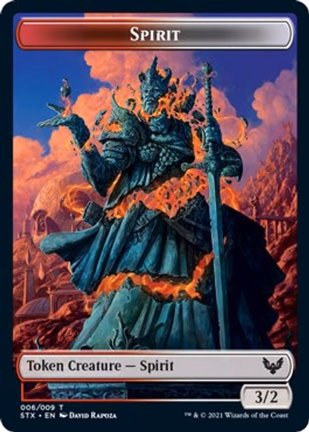 Spirit (6) // Treasure (7) Double-sided Token