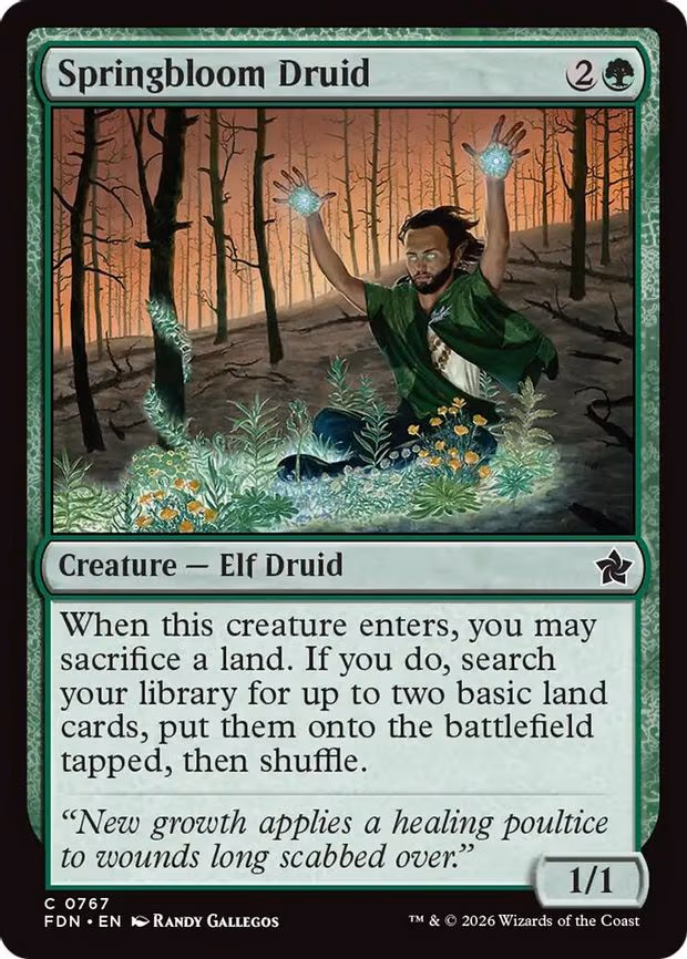 Springbloom Druid - C (767)