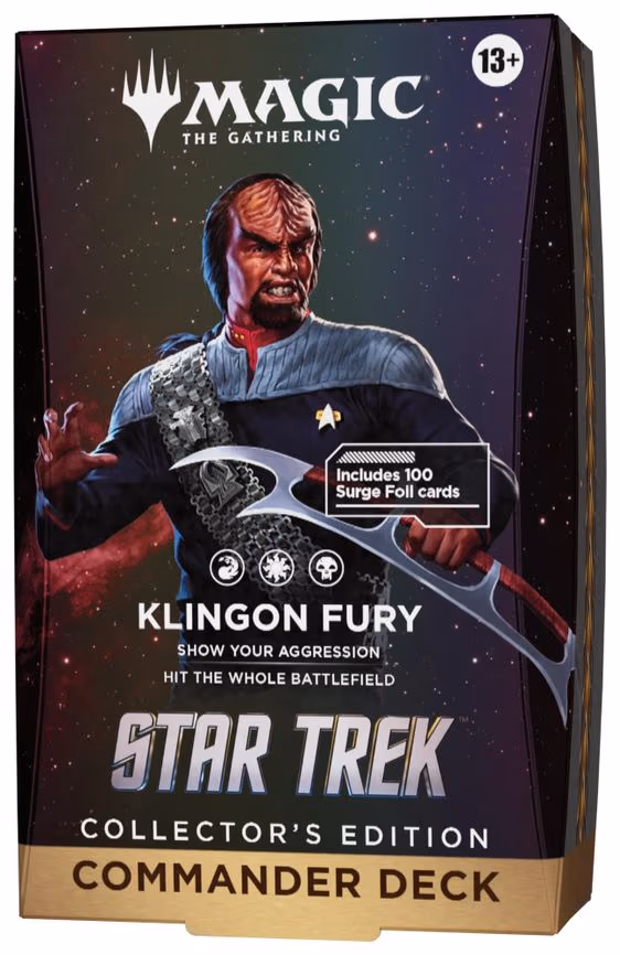 Star Trek Commander Deck - Klingon Fury (Collector's Edition)