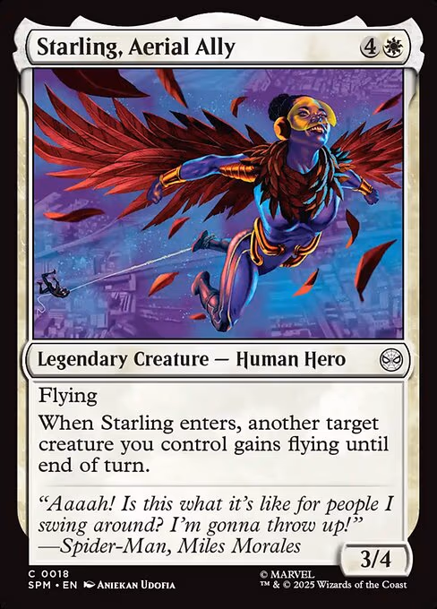 Starling, Aerial Ally