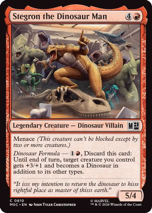 Stegron the Dinosaur Man - C (810)
