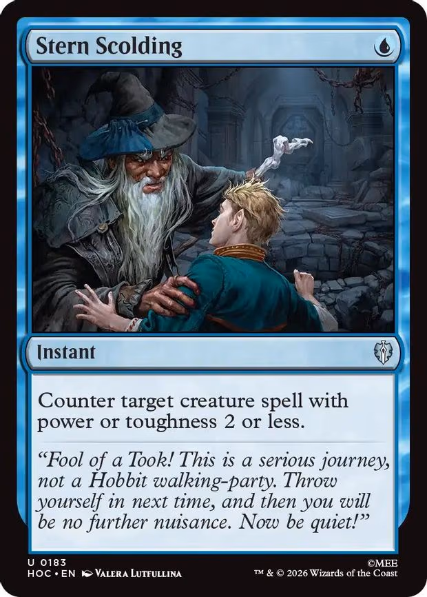Stern Scolding - U (183)