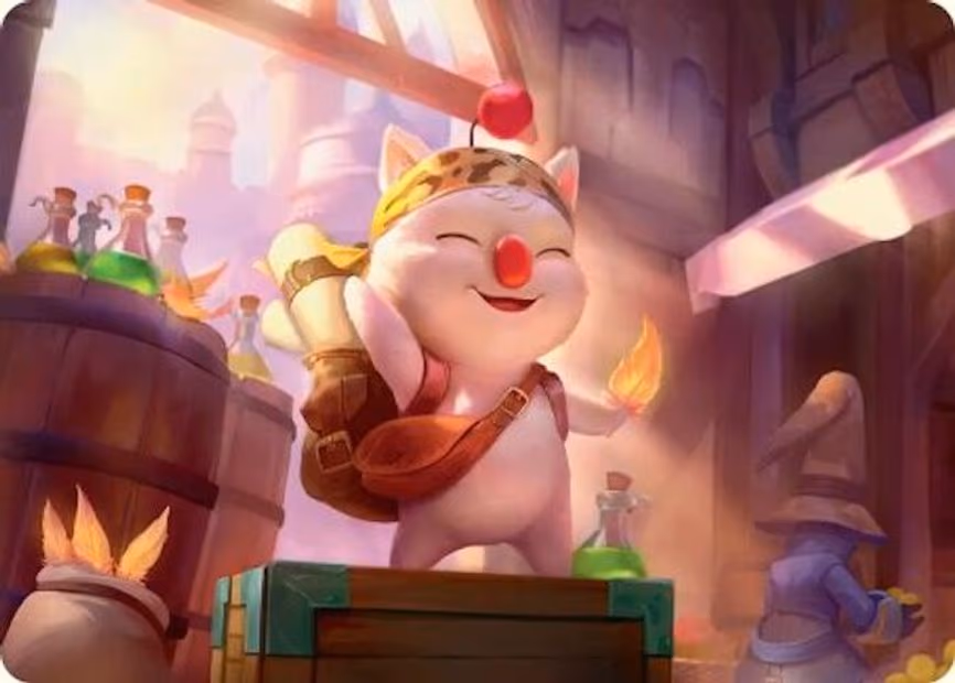 Stiltzkin, Moogle Merchant Art Card