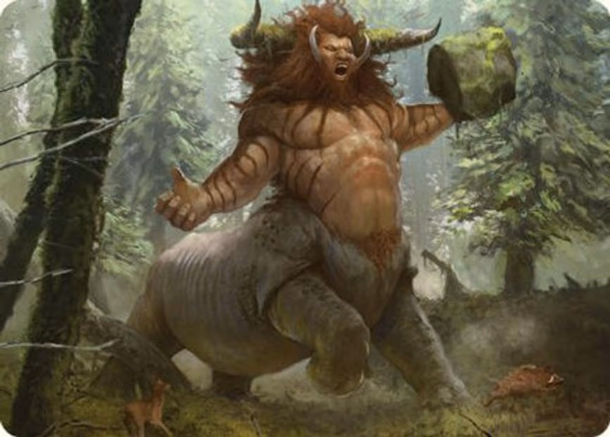 Stonehoof Chieftain Art Card