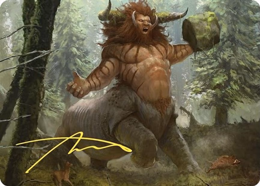 Stonehoof Chieftain Art Card