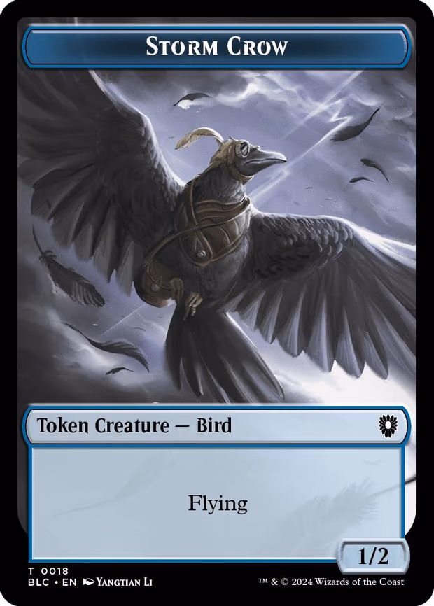Storm Crow // Bird (003) Double-Sided Token