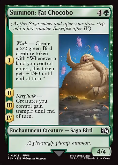 Summon: Fat Chocobo