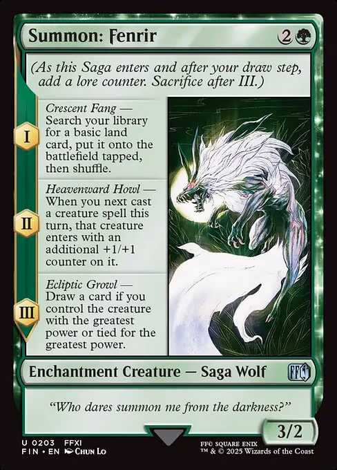 Summon: Fenrir
