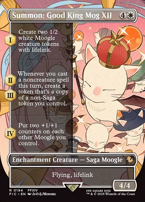 Summon: Good King Mog XII