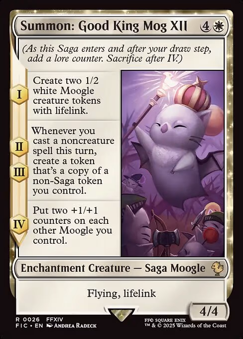 Summon: Good King Mog XII