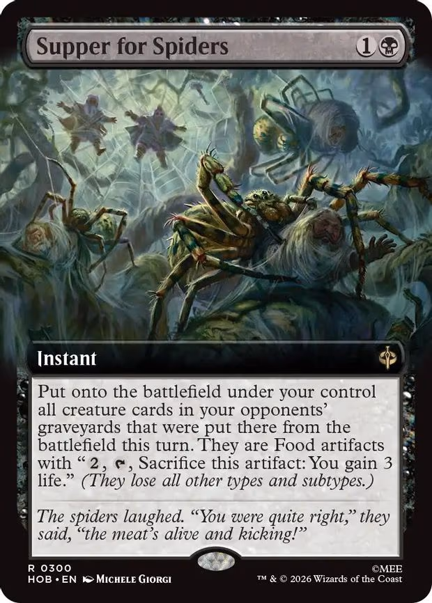 Supper for Spiders - R (300)