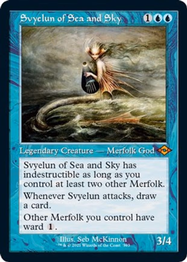 Svyelun of Sea and Sky (Retro Frame)