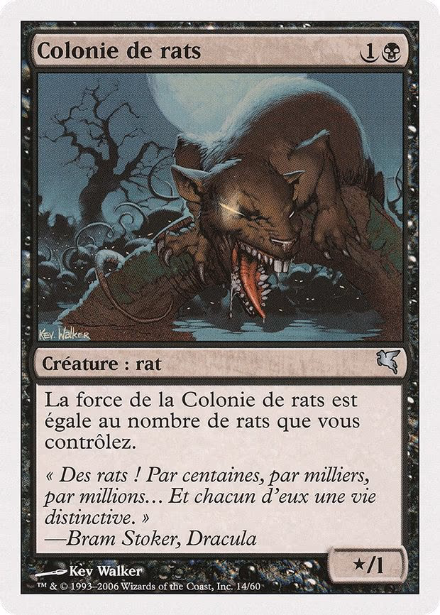 Swarm of Rats (French) - "Colonie de rats"