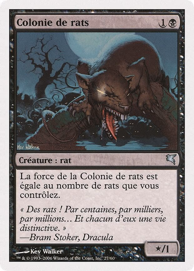 Swarm of Rats (French) - "Colonie de rats"