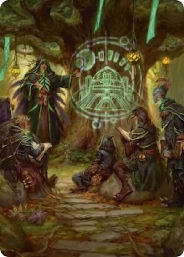 Sylvan Library Art Card