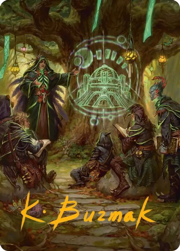 Sylvan Library Art Card