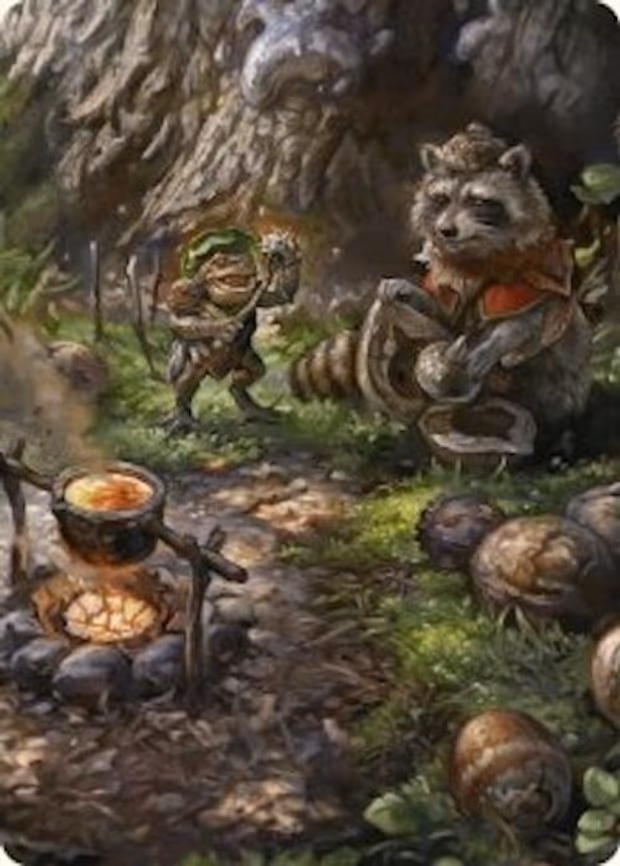 Sylvan Scavenging Art Card