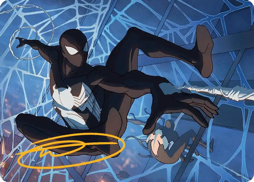 Symbiote Spider-Man Art Card