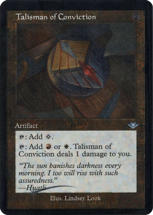Talisman of Conviction (Retro Frame)