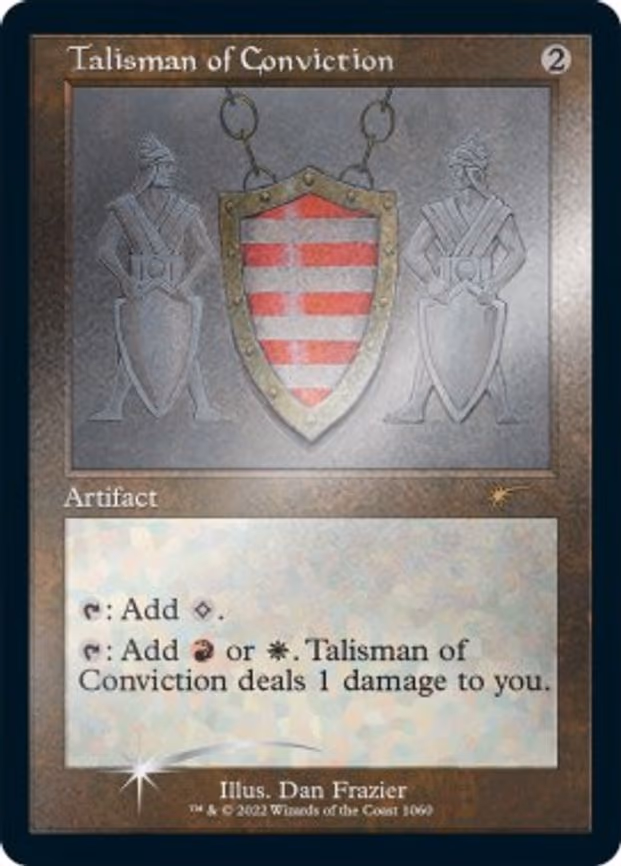 Talisman of Conviction (Retro Frame)
