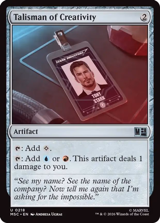 Talisman of Creativity - U (218)