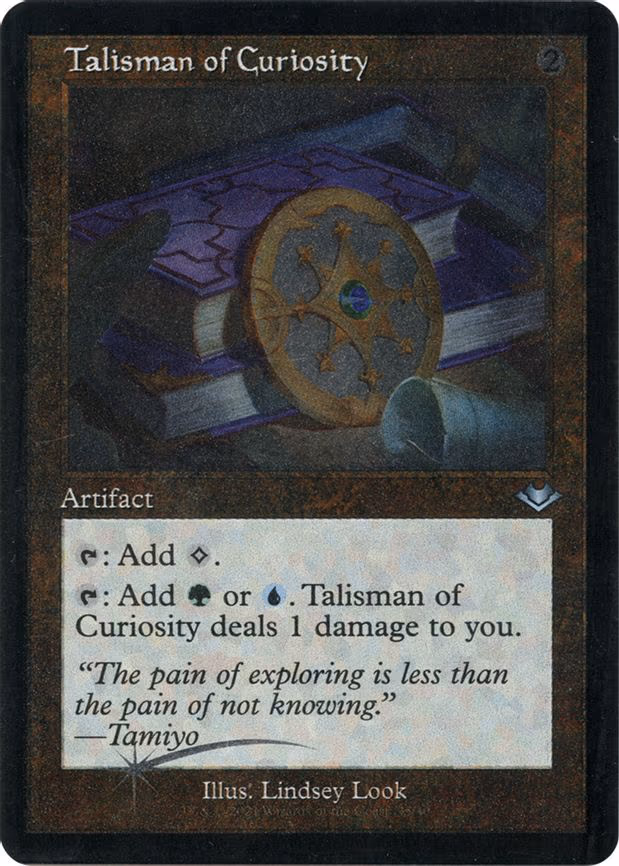 Talisman of Curiosity (Retro Frame)