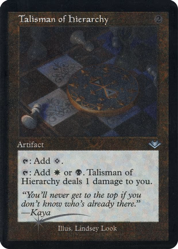 Talisman of Hierarchy (Retro Frame)