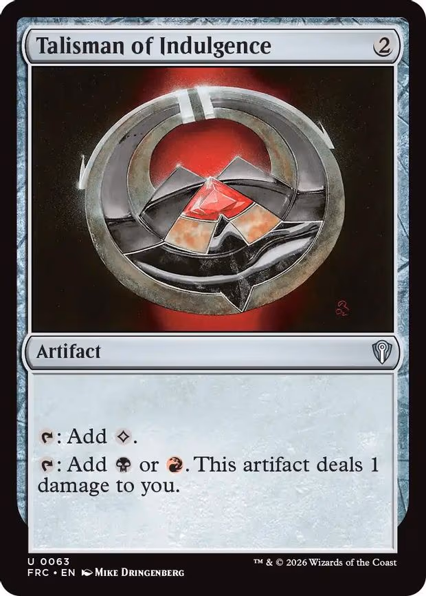 Talisman of Indulgence - U (63)
