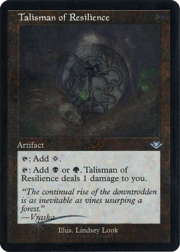 Talisman of Resilience (Retro Frame)