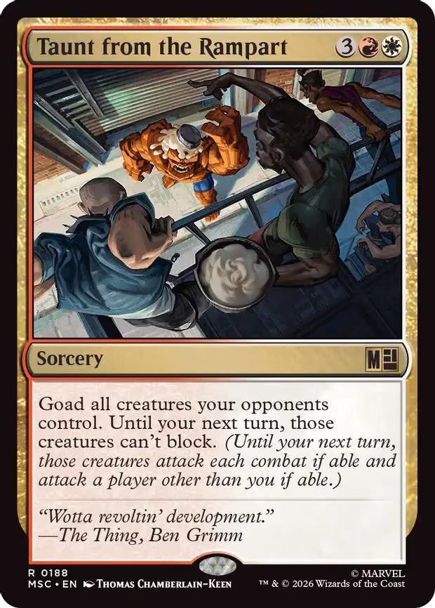 Taunt from the Rampart - R (188)