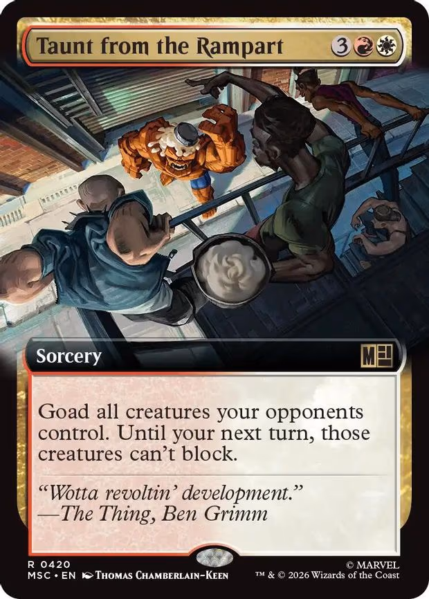 Taunt from the Rampart - R (420)