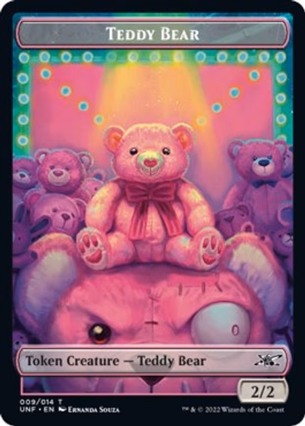 Teddy Bear // Food (011) Double-sided Token - T