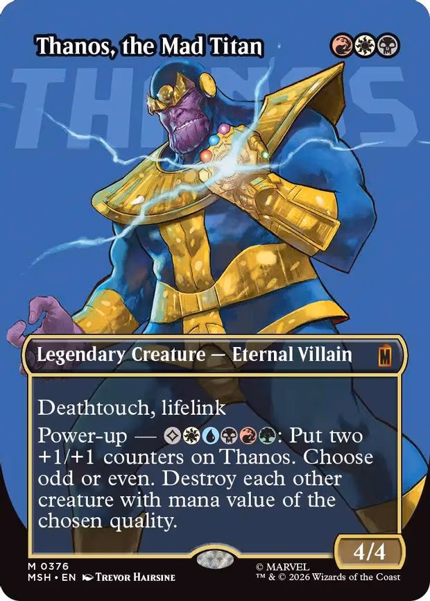 Thanos, the Mad Titan - M (376)