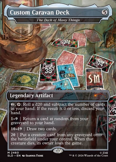Custom Caravan Deck - The Deck of Many Things