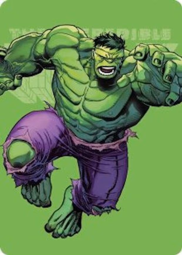 The Incredible Hulk Art Card - S (28)