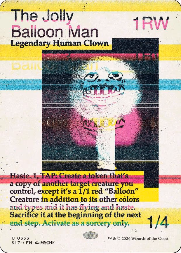 The Jolly Balloon Man - U (333)
