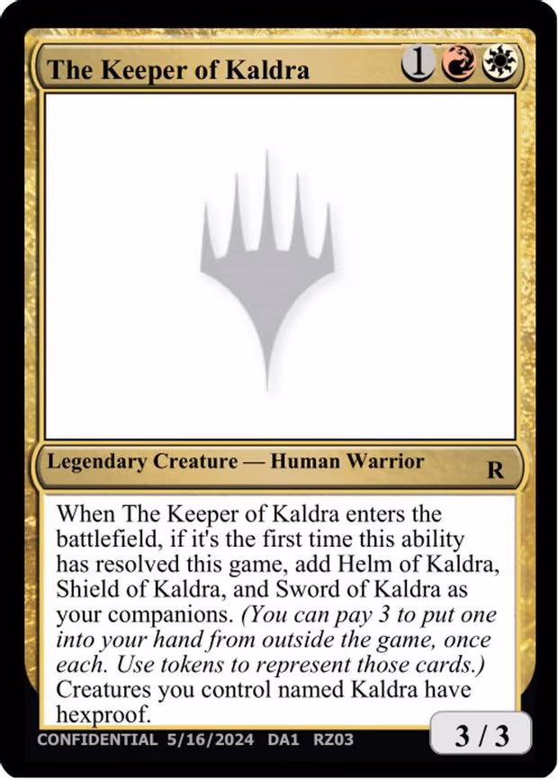 The Keeper of Kaldra - R