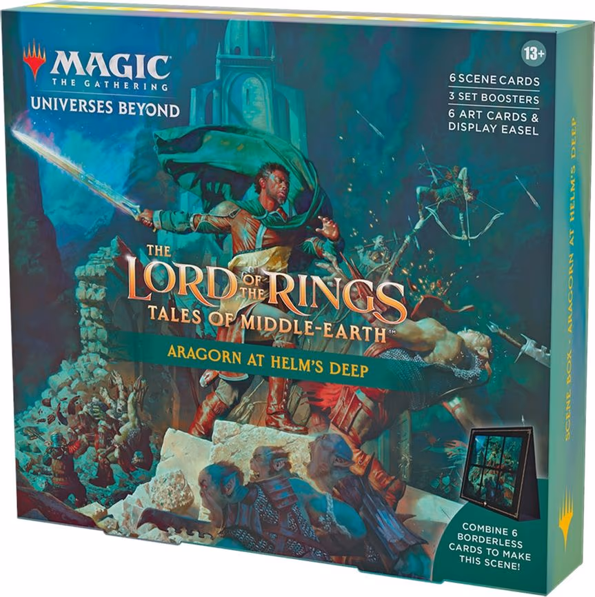 The Lord of the Rings: Tales of Middle-earth Scene Box - Aragorn at Helm's Deep